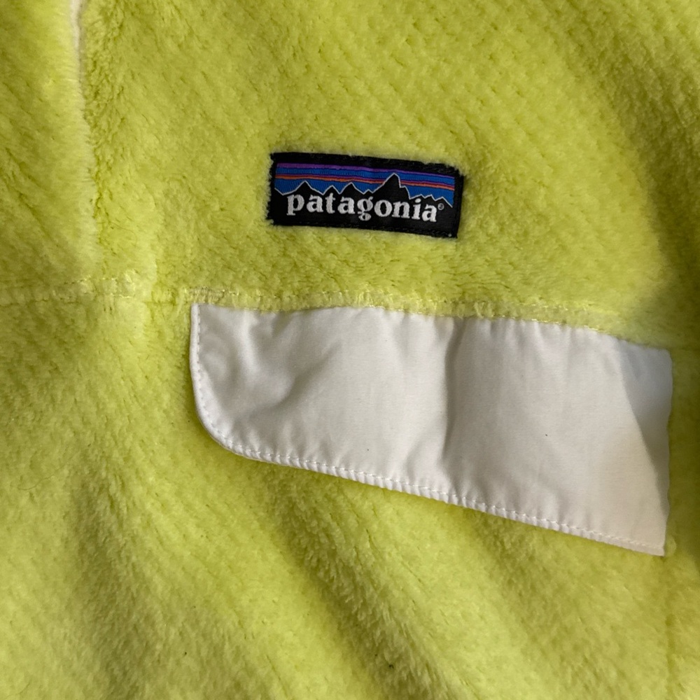 Patagonia Women's Bright Yellow Fleece Turtleneck - Picture 2 of 5